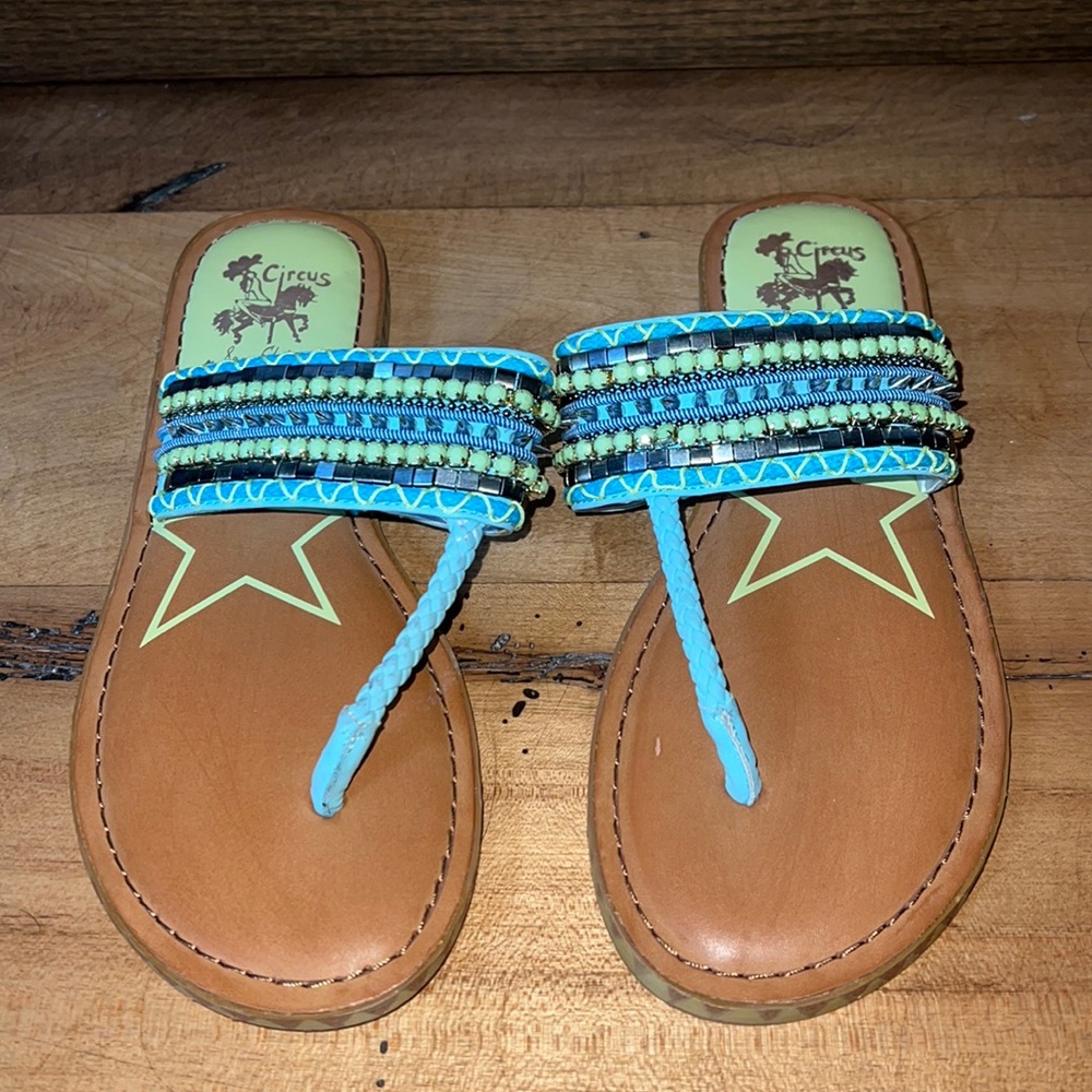 Brand new! Circus by SAM EDELMAN. Braided/beaded sandals